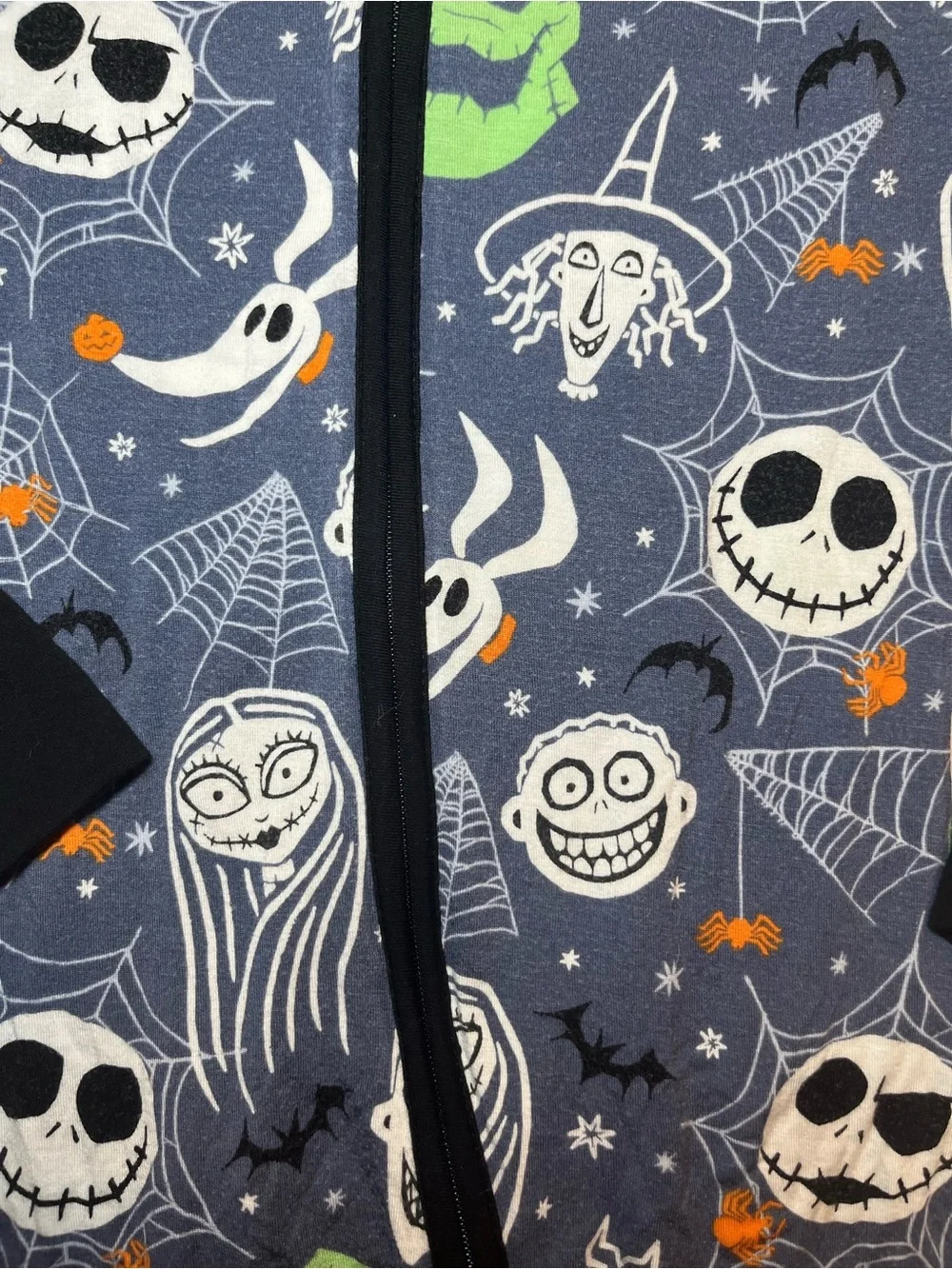 Little Sleepies Disney The Nightmare Before Christmas Bamboo Zippy Pajamas 2T